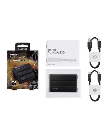 SSD extern Samsung 2.5", 4TB, T7, USB3.2, 1050Mb sec,