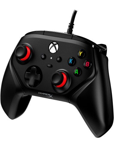 6L366AA,HyperX Clutch - Wireless Gaming Controller - PC / XOBX Controller, Mobile Clip, 2.4GHz Wireless Adapter, USB-C to USB-A