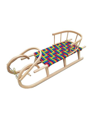 adb_lemn_color_rotunjit_spatar,Saniuta din Lemn cu Spatar, Sezut Textil si Talpi Rotunjite