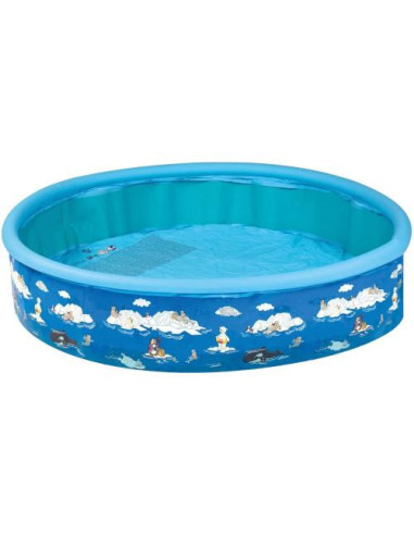 Piscina Happy People cu Perete Rigid si Imprimeu Arctic Friends