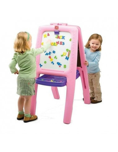 Tabla dubla pentru copii - Easel for Two Culoare Roz,SP799900