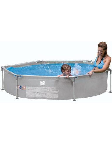 Piscina Rotunda cu Cadru Metalic 240 x 51 cm,hpp_77518