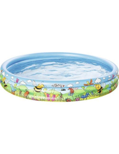 Piscina Gonflabila cu 3 Inele si Imprimeu Flowers and Friends