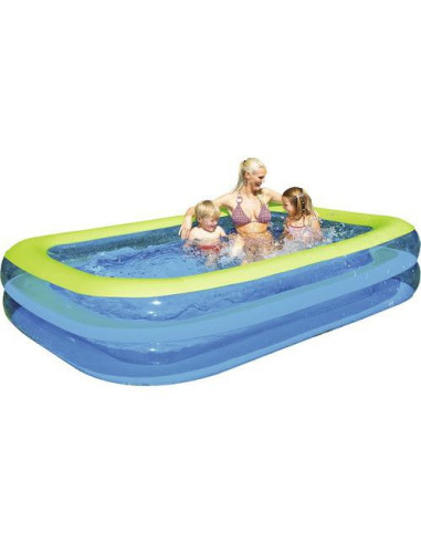 Piscina cu 2 Inele pentru Familie 262 x 175 x 50 cm,hpp_77782