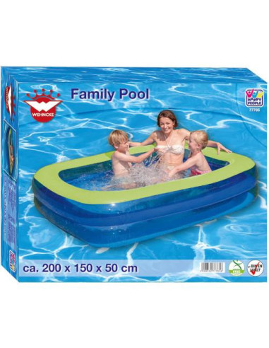 Piscina Gonflabila Happy People Family Pool cu 2 Inele 200 x