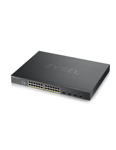 SWITCH PoE ZYXEL, port Gigabit x 24, SFP SFP x 4, managed, rackabil, carcasa metalica, "XGS1930-28HP-EU010" (include TV 1.75lei)