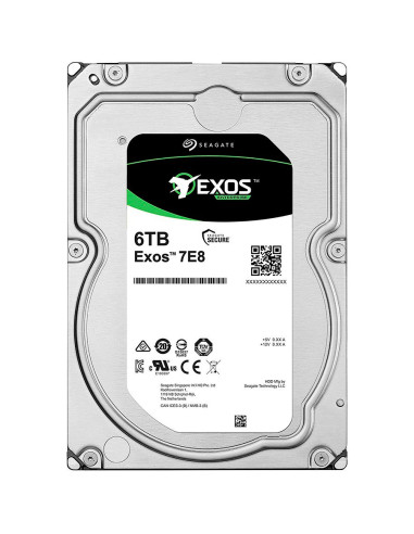 HDD Server SEAGATE Exos 7E8 6TB 512n, 3.5", 256MB, 7200RPM