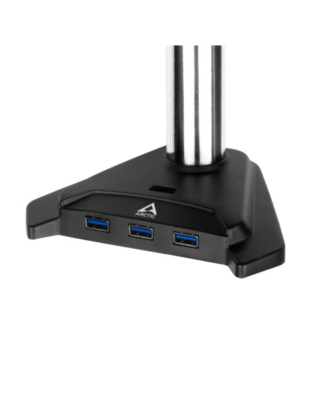 Suport monitor Arctic Dual-Monitor Arm with 4 ports USB 3.0 hub with mini-USB Power input "AEMNT00050A"
