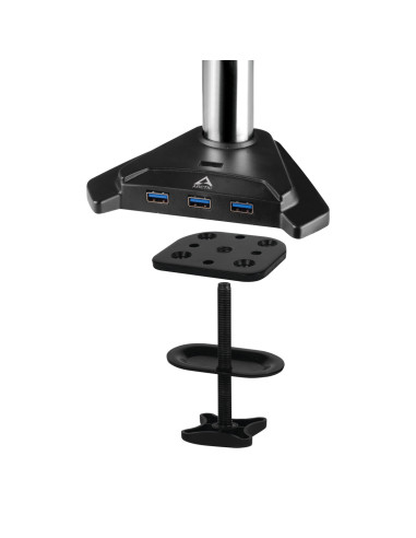 Suport monitor Arctic Dual-Monitor Arm with 4 ports USB 3.0 hub with mini-USB Power input "AEMNT00050A"