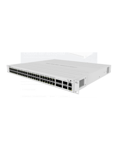 Switch mikrotik crs354-48p-4s+2q+rm, 48xlan gigabit, 4xsfp