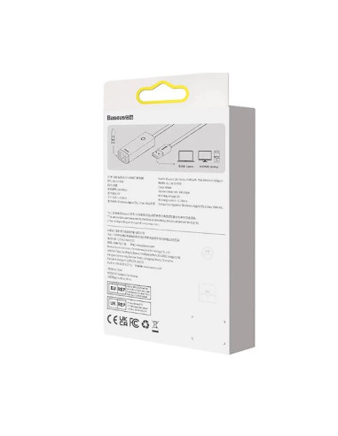 ADAPTOR RETEA Baseus Lite, USB 2.0 to RJ-45 Gigabit LAN