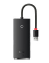 HUB extern Baseus Lite, porturi USB: USB 3.0 x 4, conectare