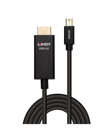 Cablu Lindy 1m Mini DP la HDMI (HDR) "LY-40921"