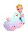 Papusa Simba Steffi Love Baby Car 29 cm cu figurina si