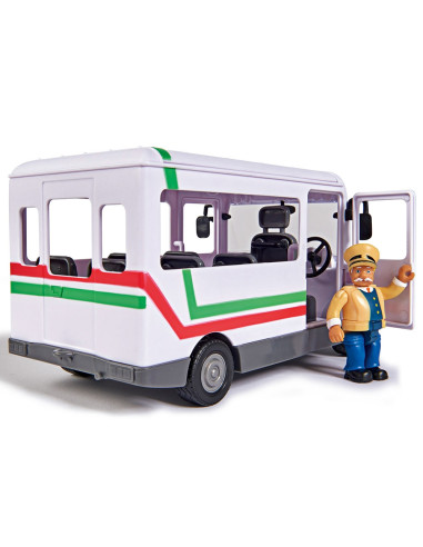 Autobuz Simba Fireman Sam Trevors Bus cu figurina si