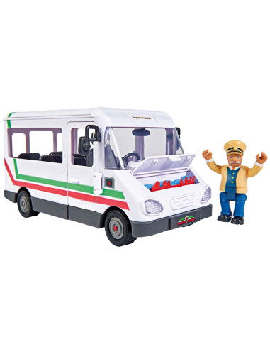 Autobuz Simba Fireman Sam Trevors Bus cu figurina si