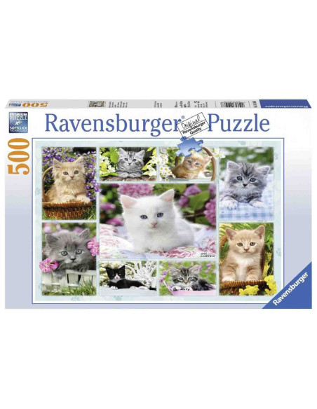 Puzzle Pisicute In Cos, 500 Piese,RVSPA14196