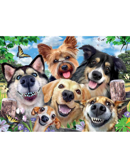 Puzzle Selfie Cu Catelusi, 500 Piese,RVSPA16425