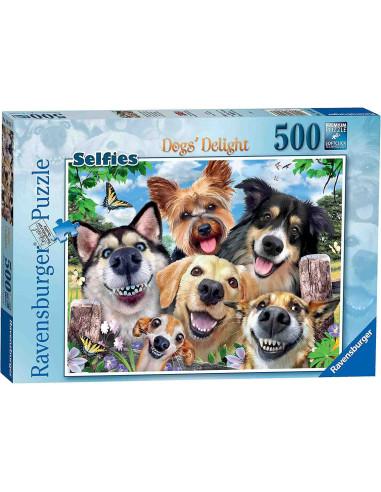 Puzzle Selfie Cu Catelusi, 500 Piese,RVSPA16425