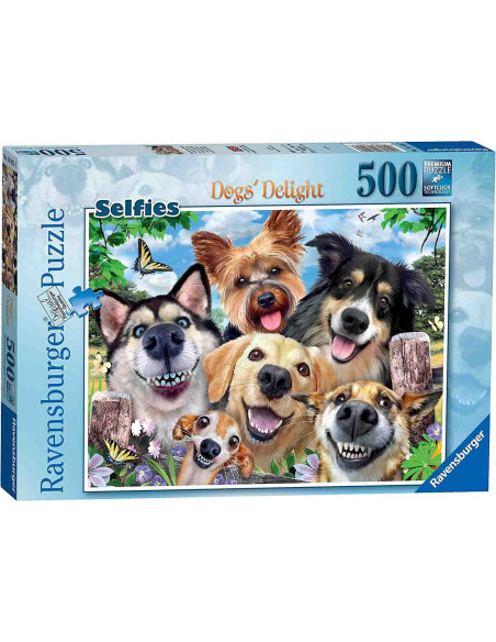 Puzzle Selfie Cu Catelusi, 500 Piese,RVSPA16425