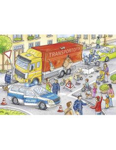 Puzzle Eroi In Actiune, 2X24 Piese,RVSPC07814 2