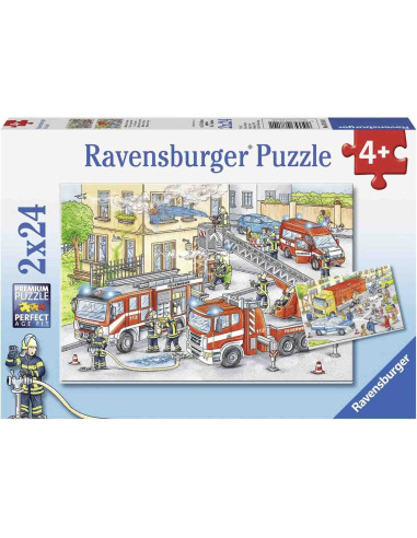 Puzzle Eroi In Actiune, 2X24 Piese,RVSPC07814