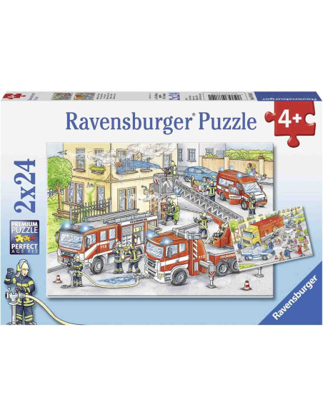 Puzzle Eroi In Actiune, 2X24 Piese,RVSPC07814