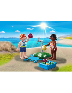Playmobil - Figurine Copii Cu Baloane De Apa,71166