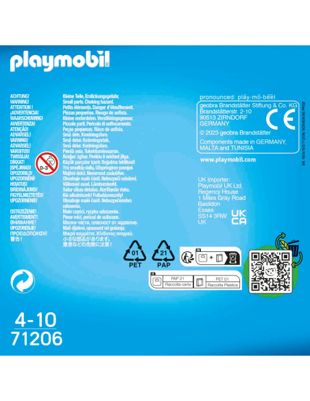 Playmobil - Set 2 Figurine - Bandit Cu T-Rex,71206