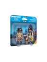 Playmobil - Set 2 Figurine - Pompieri Cu Accesorii,71207