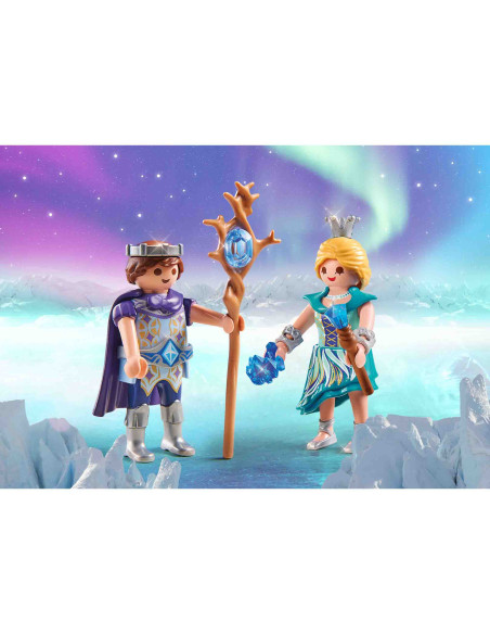 Playmobil - Set 2 Figurine - Printul Si Printesa Ghetii,71208