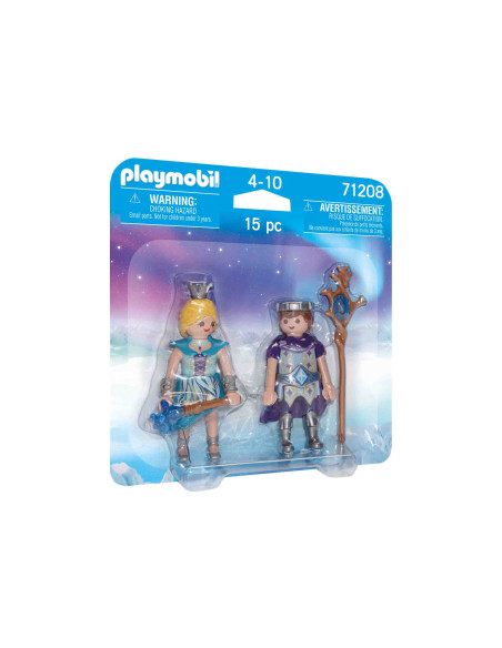 Playmobil - Set 2 Figurine - Printul Si Printesa Ghetii,71208