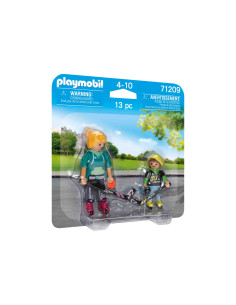 Playmobil - Set 2 Figurine - Mama Si Copilul Jucand Hochei,71209 2