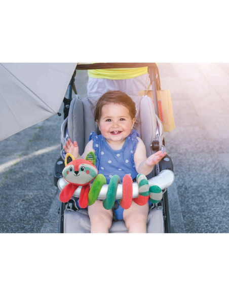Baby Clementoni - Jucarie De Plus Spirala Cu Animalute,CL17799