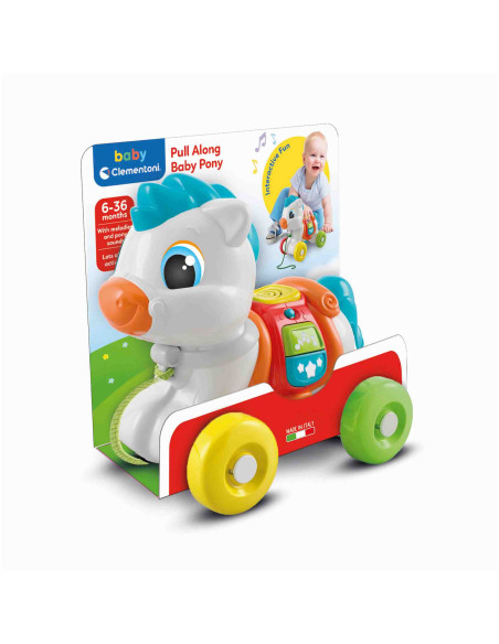 Baby Clementoni - Ponei Interactiv De Tras,CL17812