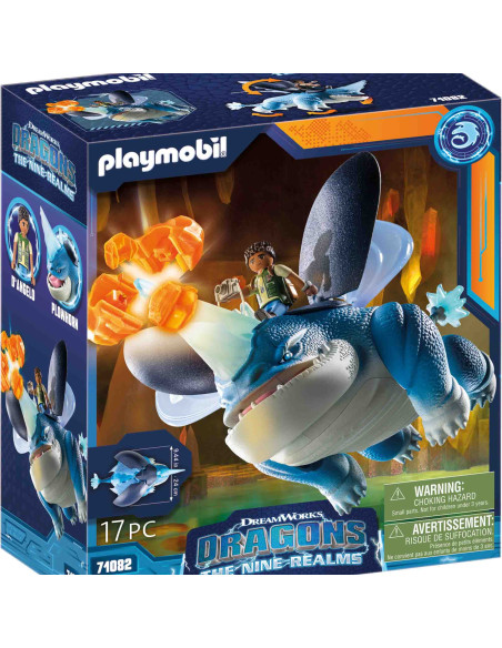 Playmobil - Dragons: Plowhorn & D'Angelo,71082 Playmobil - Dragons: Plowhorn & D'Angelo,71082