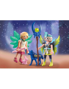 Playmobil - Crystal Fairy Si Moon Fairy Cu Animalute De