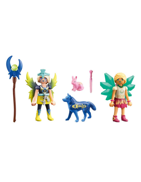 Playmobil - Crystal Fairy Si Moon Fairy Cu Animalute De