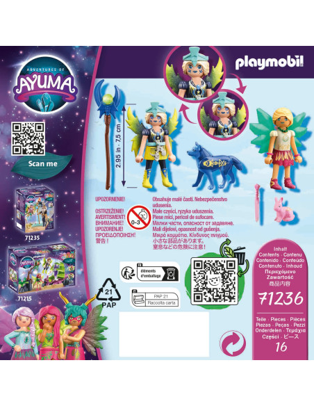 Playmobil - Crystal Fairy Si Moon Fairy Cu Animalute De