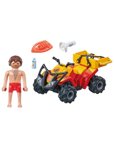 Playmobil - Vehicul Pullback De Salvare Pe Plaja,71040