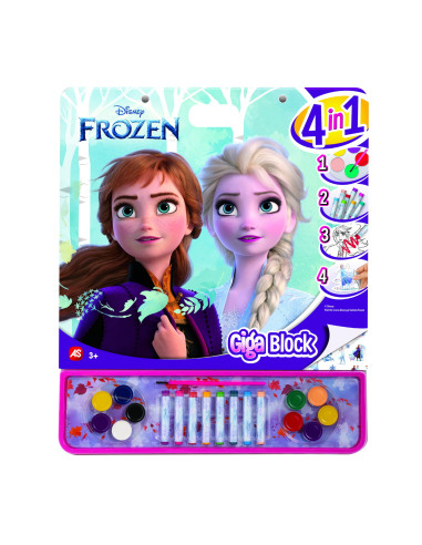 Frozen 2 Set Pentru Desen Giga Block 4 In 1,1023-62734