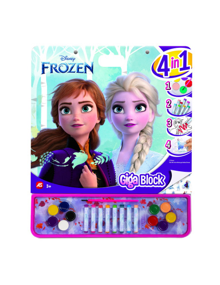 Frozen 2 Set Pentru Desen Giga Block 4 In 1,1023-62734