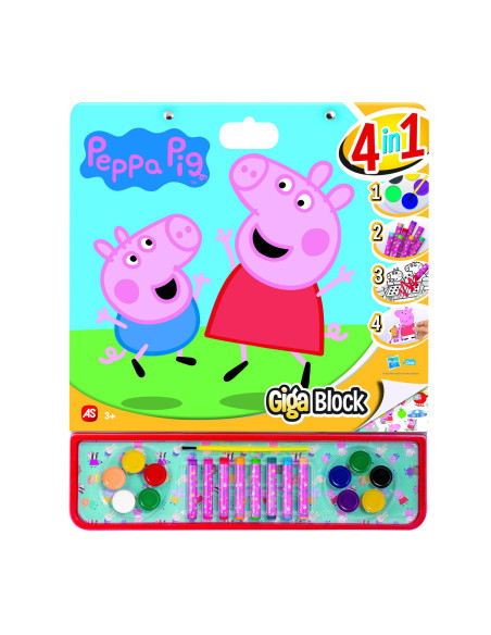Peppa Pig Set Pentru Desen Giga Block 4 In 1,1023-62735