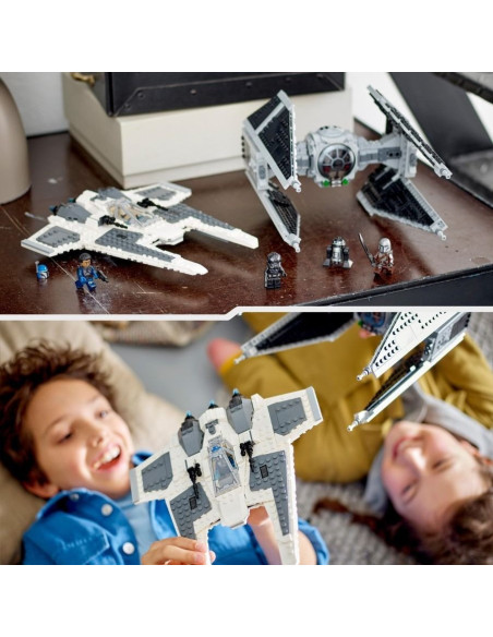 Lego Star Wars Fing Fighter Mandalorian Vs Tie Interceptor