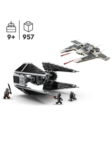 Lego Star Wars Fing Fighter Mandalorian Vs Tie Interceptor