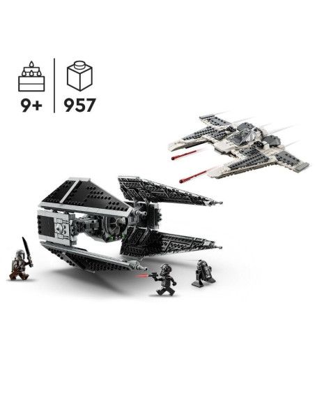 Lego Star Wars Fing Fighter Mandalorian Vs Tie Interceptor