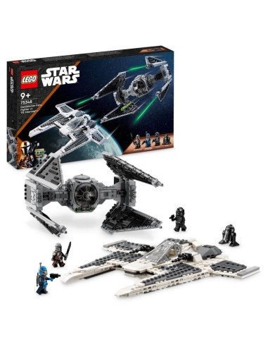 Lego Star Wars Fing Fighter Mandalorian Vs Tie Interceptor