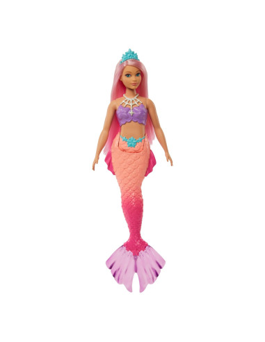 Barbie Dreamtopia Papusa Sirena Cu Par Roz Si Coada