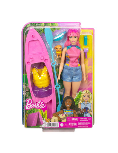 Barbie Camping Papusa Daisy Cu Accesorii,MTHDF75