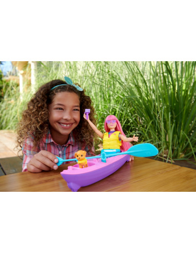 Barbie Camping Papusa Daisy Cu Accesorii,MTHDF75
